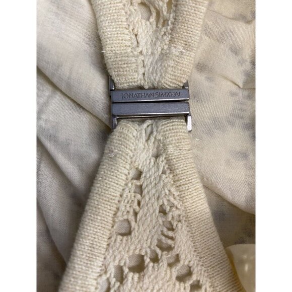 Jonathan Simkhai swim sz L Maxi Coverup Crochet Designer Luxury Boho Western - Picture 6 of 7